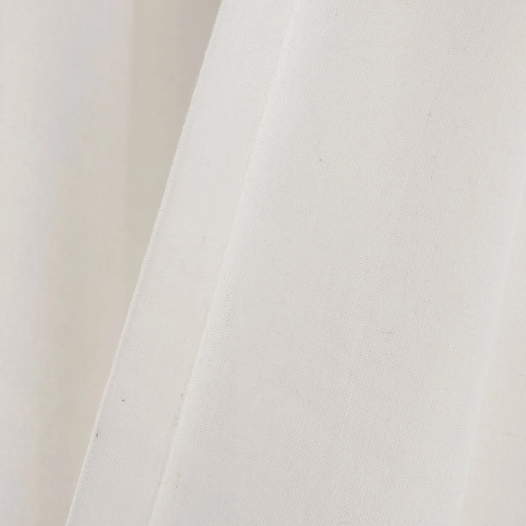 Faux Linen Grommet Color Block Window Curtain Panel