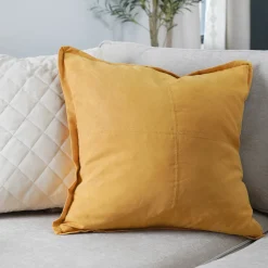 Faux Suede Decorative Pillow