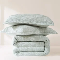 Floral Jacobean Gauze Jacquard Duvet Cover Set