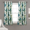 Floral Paisley Light Filtering Window Curtain Set