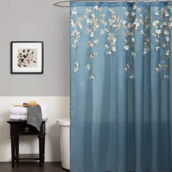 Flower Drops Shower Curtain