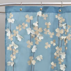 Flower Drops Shower Curtain