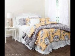 French Country Toile 3 Piece Quilt Set