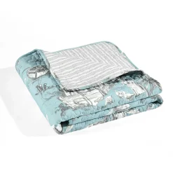 French Country Toile Throw