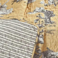 French Country Toile Throw