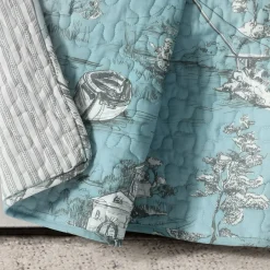 French Country Toile Throw