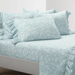 Garden Of Flowers Ruffle Sheet Set
