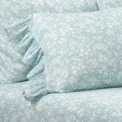 Garden Of Flowers Ruffle Sheet Set