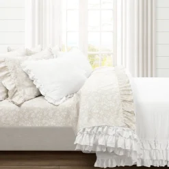 Garden Of Flowers Ruffle Sheet Set