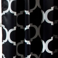 Geo Light Filtering Window Curtain Set