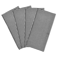 Gingham Check Yarn Dyed Napkin 4-Pack Set