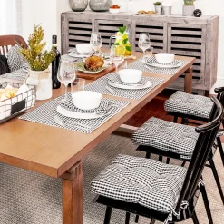 Gingham Check Yarn Dyed Napkin 4-Pack Set