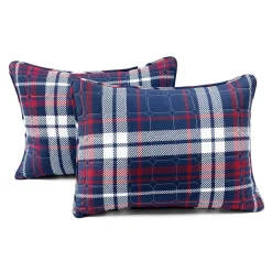 Grayson Farmhouse Plaid Reversible Quilt Set