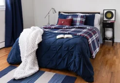 Grayson Farmhouse Plaid Reversible Quilt Set