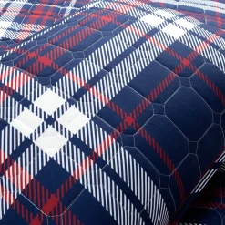 Grayson Farmhouse Plaid Reversible Quilt Set