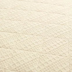 Haniya Solid Waffle Woven Cotton Textured Quilt Set