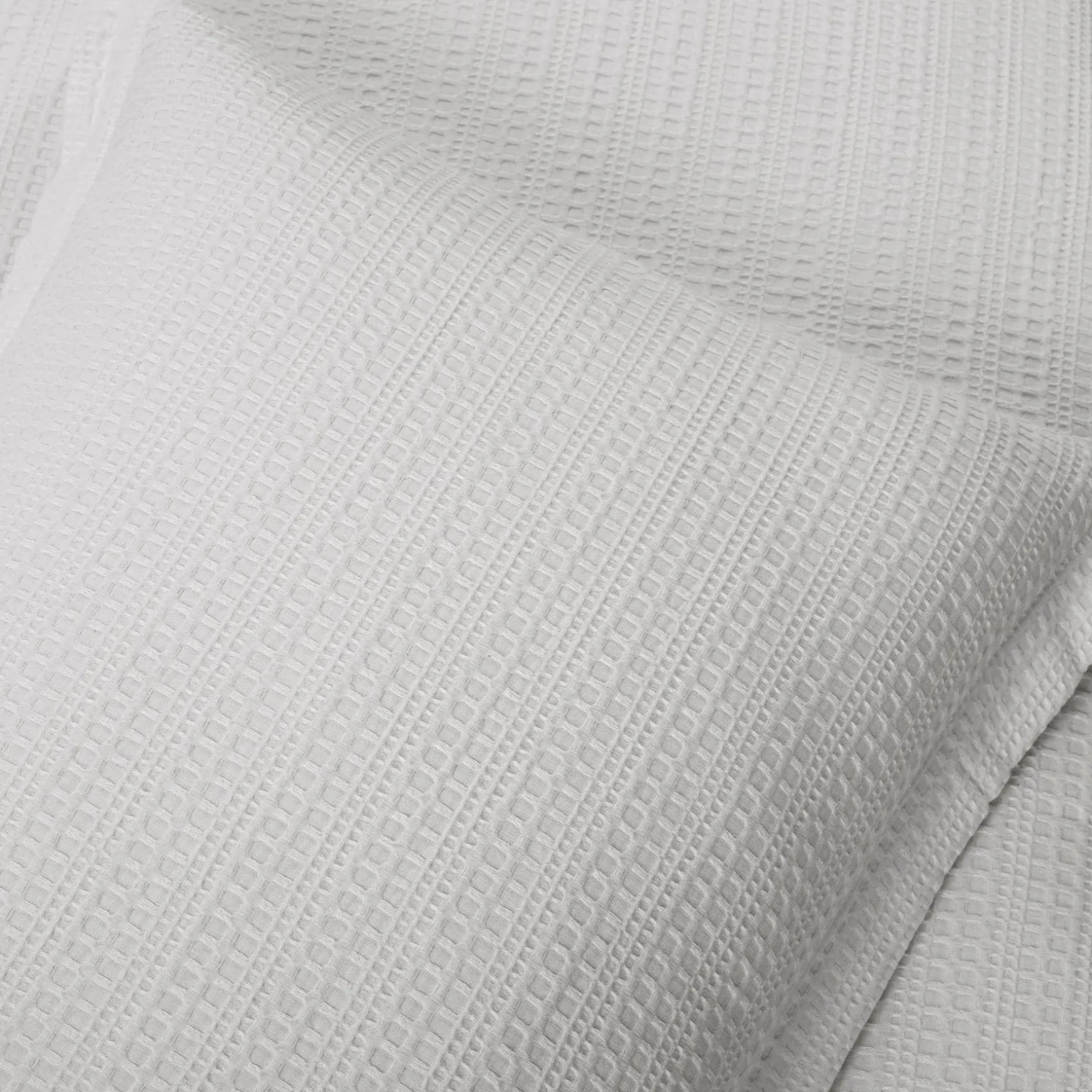 Haniya Solid Waffle Woven Cotton Textured Comforter Set