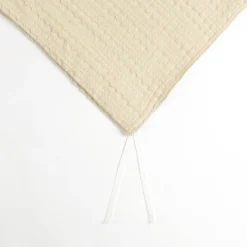 Haniya Solid Waffle Woven Cotton Textured Duvet Cover Set