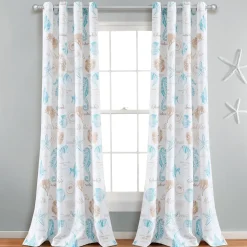 Harbor Life Light Filtering Window Curtain Panel Set