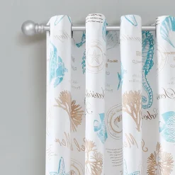 Harbor Life Light Filtering Window Curtain Panel Set