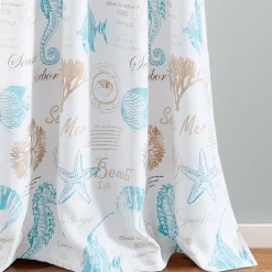 Harbor Life Light Filtering Window Curtain Panel Set