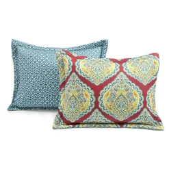 Harley Damask Reversible 5 Piece Comforter Set