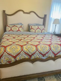 Harley Damask Reversible 5 Piece Comforter Set