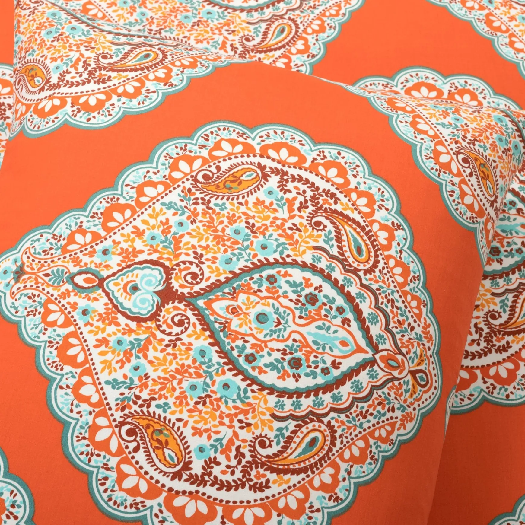 Harley Reversible Cotton Duvet Cover 3 Piece Set