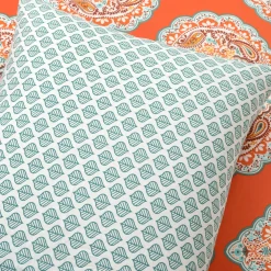 Harley Reversible Cotton Duvet Cover 3 Piece Set