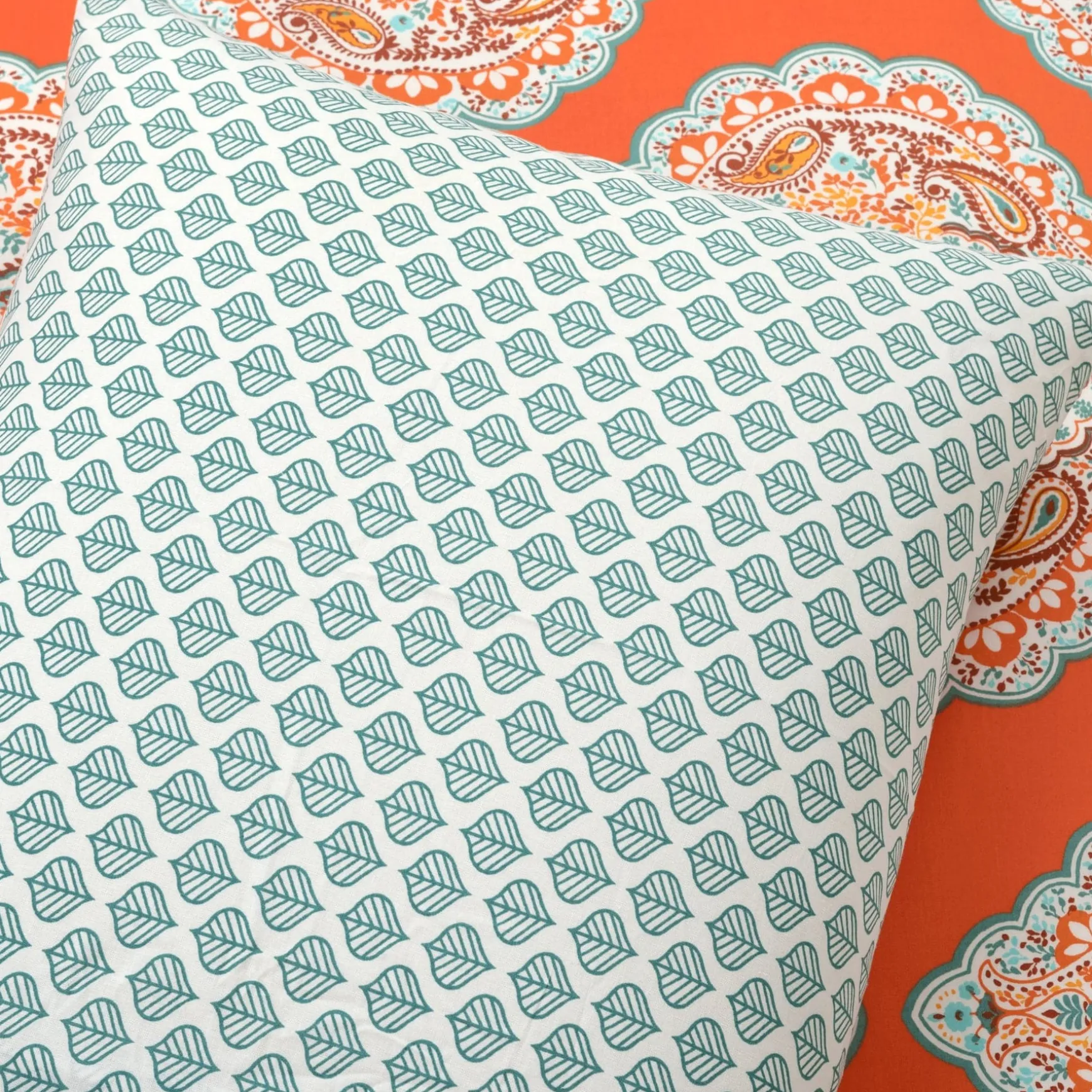 Harley Reversible Cotton Duvet Cover 3 Piece Set