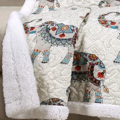 Hati Elephants Throw Sherpa