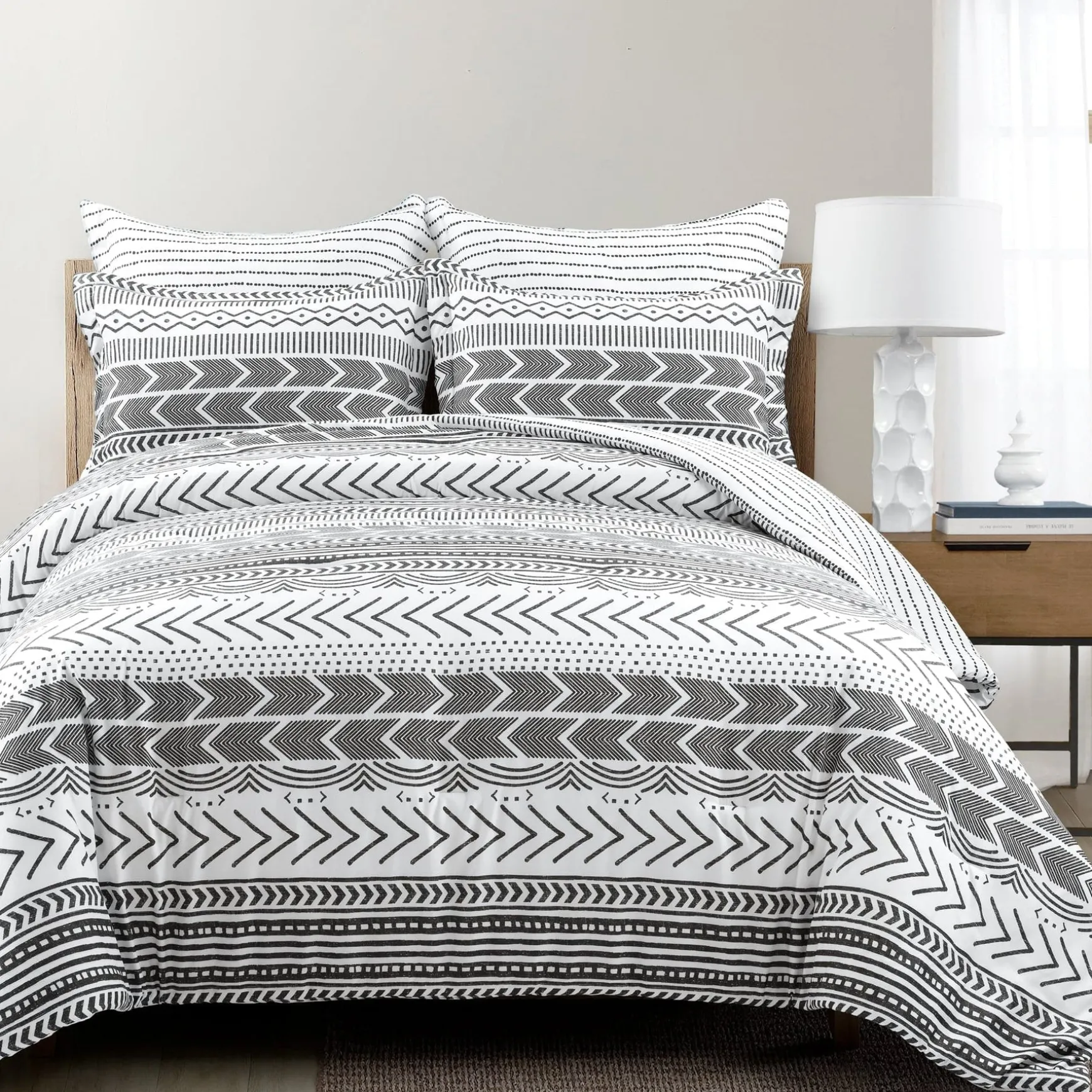 Hygge Geo Comforter 5 Piece Set