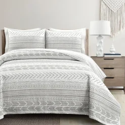 Hygge Geo Quilt 3 Piece Set