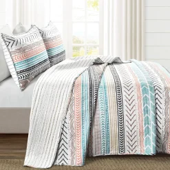 Hygge Geo Quilt 3 Piece Set