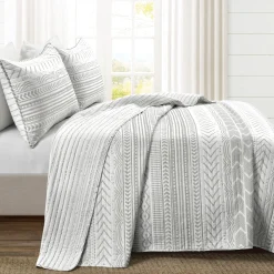 Hygge Geo Quilt 3 Piece Set