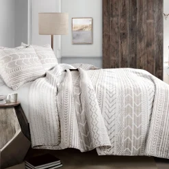 Hygge Geo Quilt 3 Piece Set