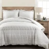 Hygge Geo Reversible Cotton Duvet Cover 3 Piece Set