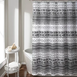 Hygge Geo Shower Curtain