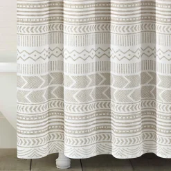 Hygge Geo Shower Curtain
