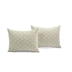 Hygge Kantha Pick Stitch Yarn Dyed Cotton Jacquard Quilt/Coverlet Set