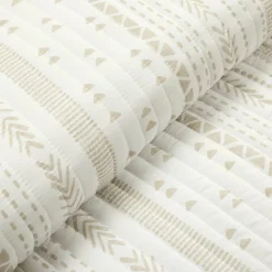 Hygge Stripe 3 Piece Quilt Set