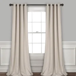 Insulated Grommet Blackout Window Curtain Panel Set