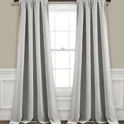 Insulated Rod Pocket Blackout Curtain Panel Set