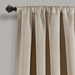 Insulated Rod Pocket Blackout Curtain Panel Set