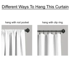 Ivana Floral Light Filtering Window Curtain Panel Set