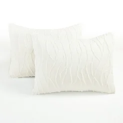 Jacquard Wave 3 Piece Comforter Set