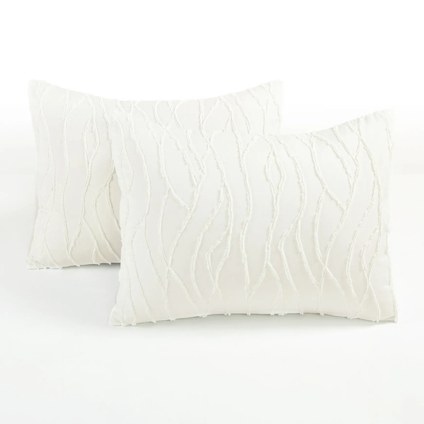 Jacquard Wave 3 Piece Comforter Set