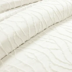 Jacquard Wave Duvet Cover 3 Piece Set