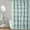 Lace Ruffle Shower Curtain