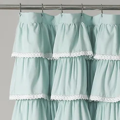 Lace Ruffle Shower Curtain